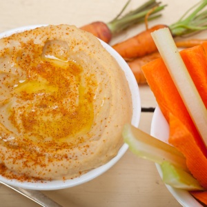 Rezept Hummus vegan orientalisch Kichererbsen