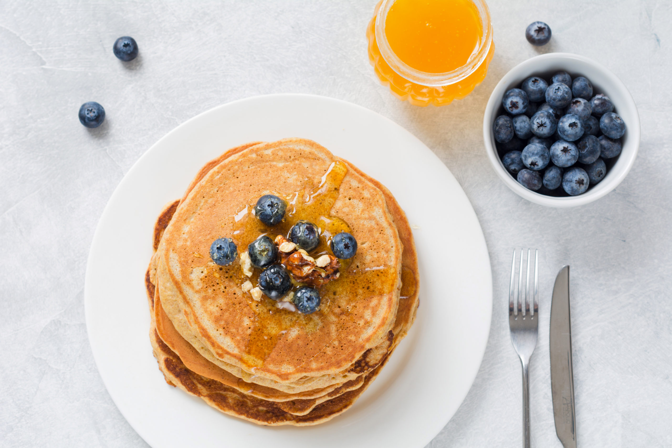 Süße Pfannkuchen - gesund und vegan